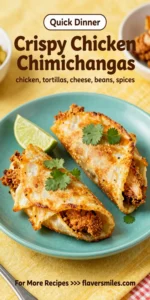 Crispy Chicken Chimichangas