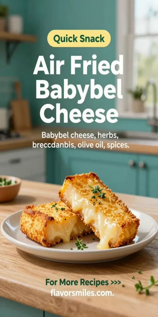 Air Fried Babybel Cheese