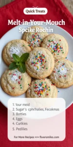 Melt-in-Your-Mouth Christmas Sprinkle Cookies