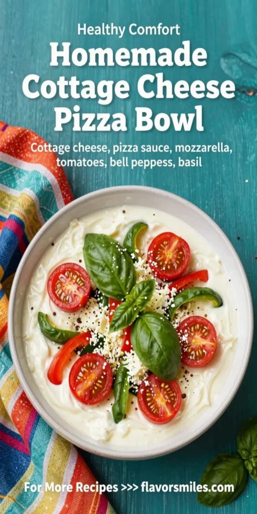 Homemade Cottage Cheese Pizza Bowl