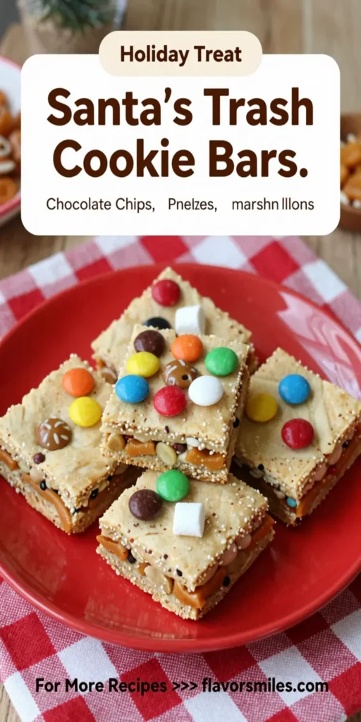 Santa's Trash Cookie Bars