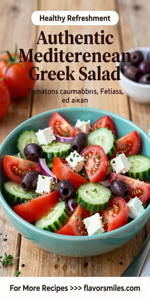 Authentic Mediterranean Greek Salad