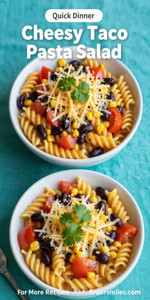Cheesy Taco Pasta Salad