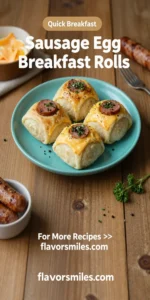 Sausage Egg Breakfast Rolls