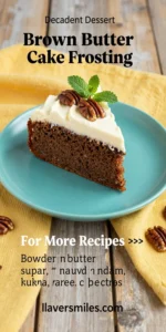 Brown Butter Cake Frosting