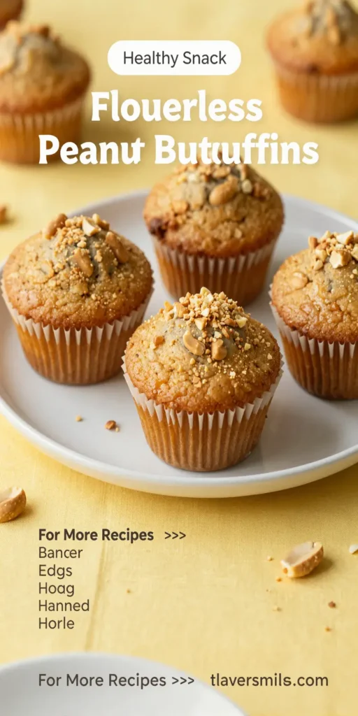 Flourless Peanut Butter Muffins