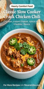 Classic Slow Cooker Crack Chicken Chili
