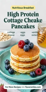 High Protein Cottage Cheese Pancakes