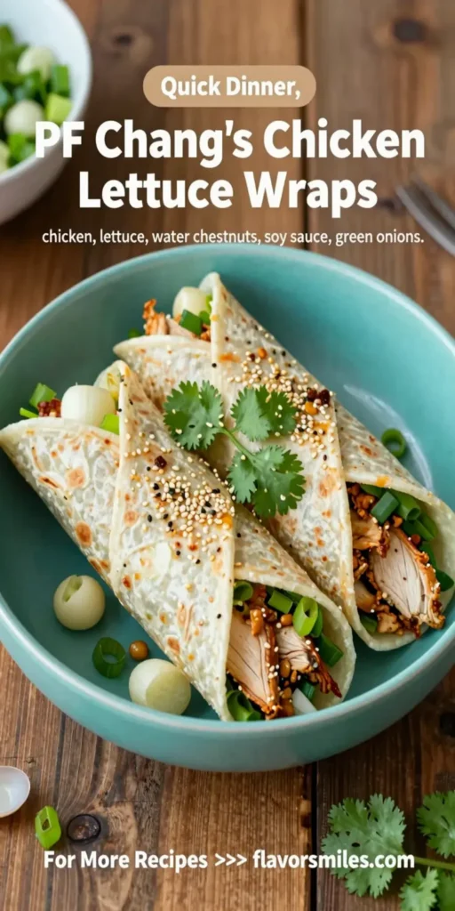 PF Chang's Chicken Lettuce Wraps