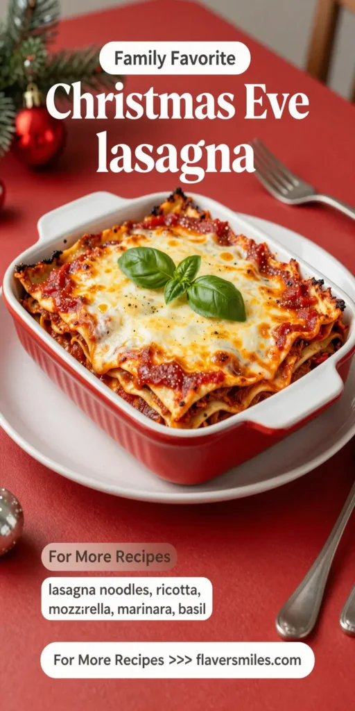 Christmas Eve Lasagna