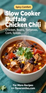 Slow Cooker Buffalo Chicken Chili