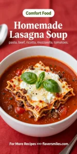 Homemade Lasagna Soup