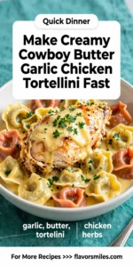 Make Creamy Cowboy Butter Garlic Chicken Tortellini Fast