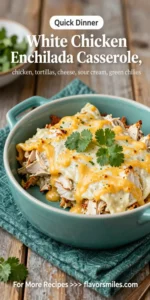 White Chicken Enchilada Casserole