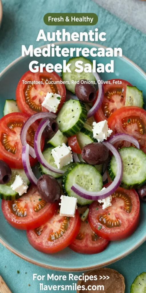 Authentic Mediterranean Greek Salad