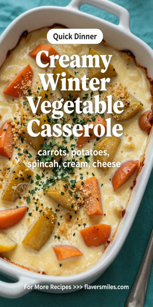 Creamy Winter Vegetable Casserole