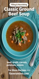Classic Ground Beef Soup