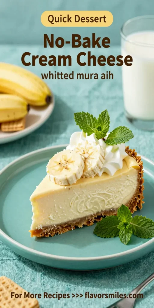 No-Bake Banana Pudding Cheesecake