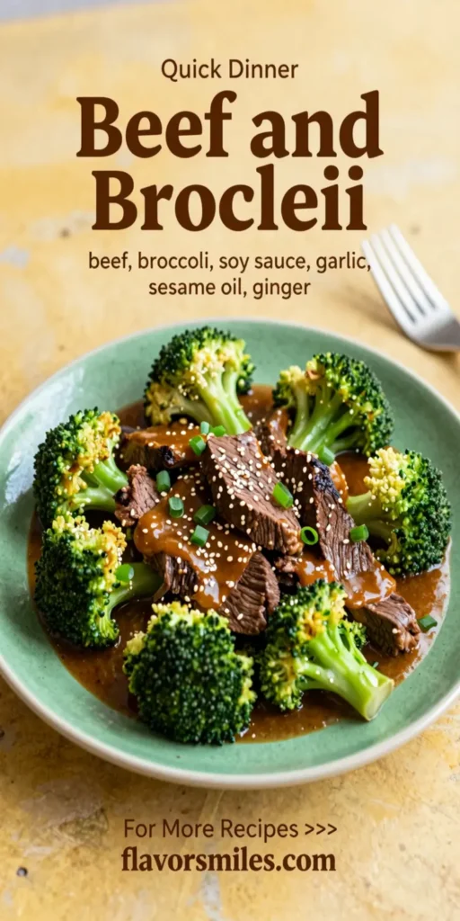 Beef and Broccoli