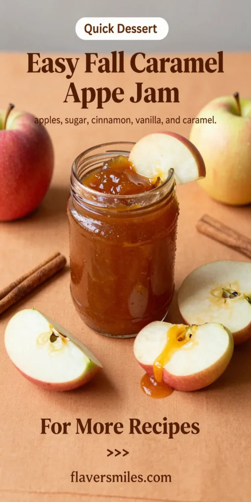 Easy Fall Caramel Apple Jam