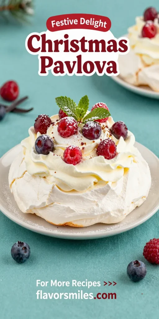 Christmas Pavlova