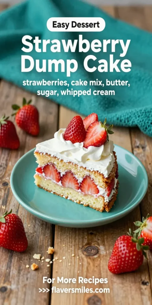 Strawberry Dump Cake