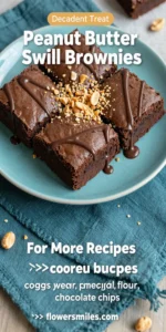Peanut Butter Swirl Brownies