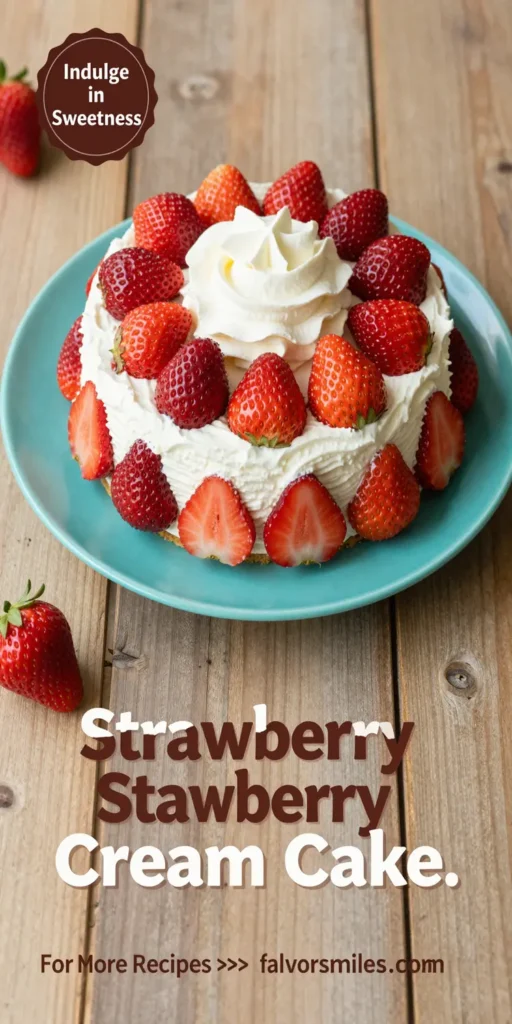 Strawberry Cream Cake