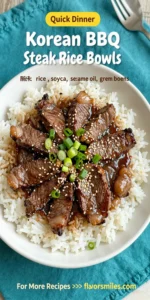 Korean BBQ Steak Rice Bowls