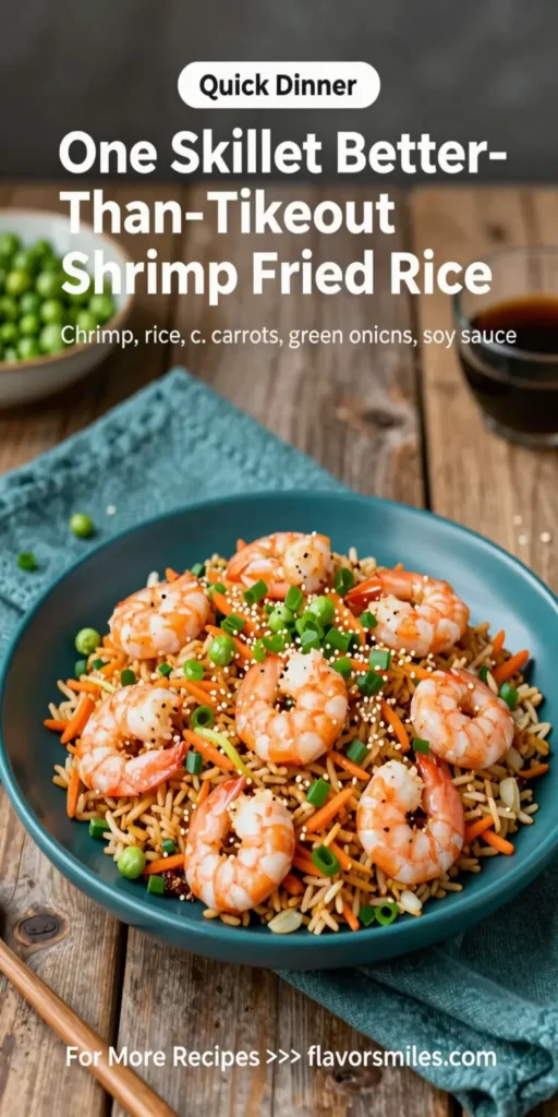One Skillet Better-Than-Takeout Shrimp Fried Rice