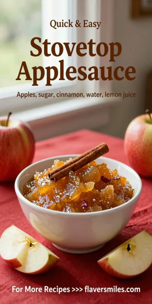 Stovetop Applesauce