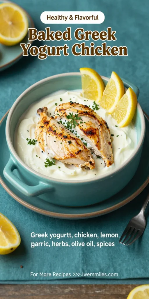 Baked Greek Yogurt Chicken