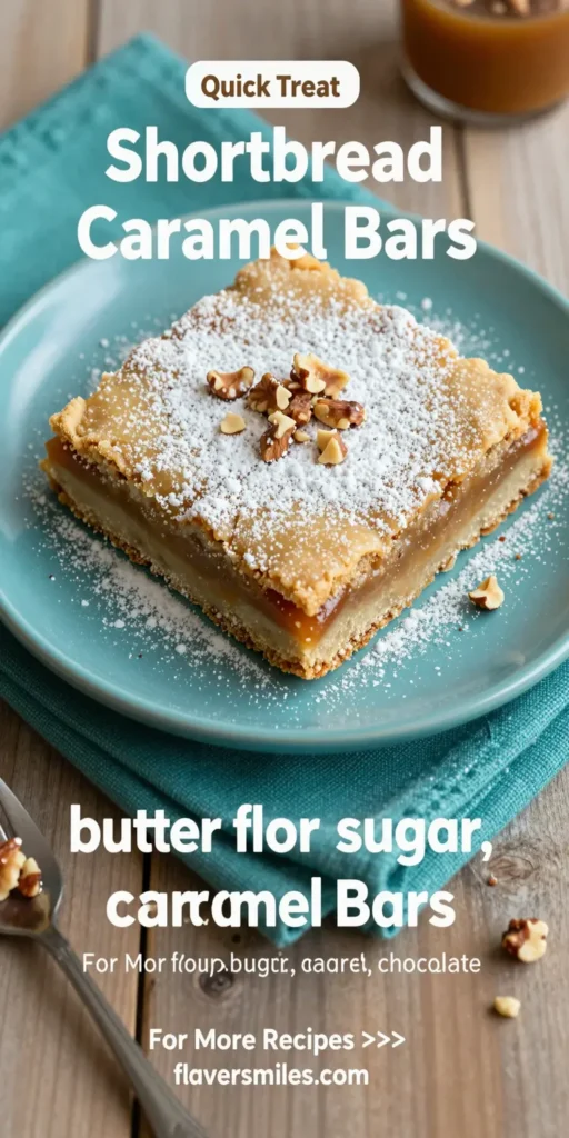 Shortbread Caramel Bars