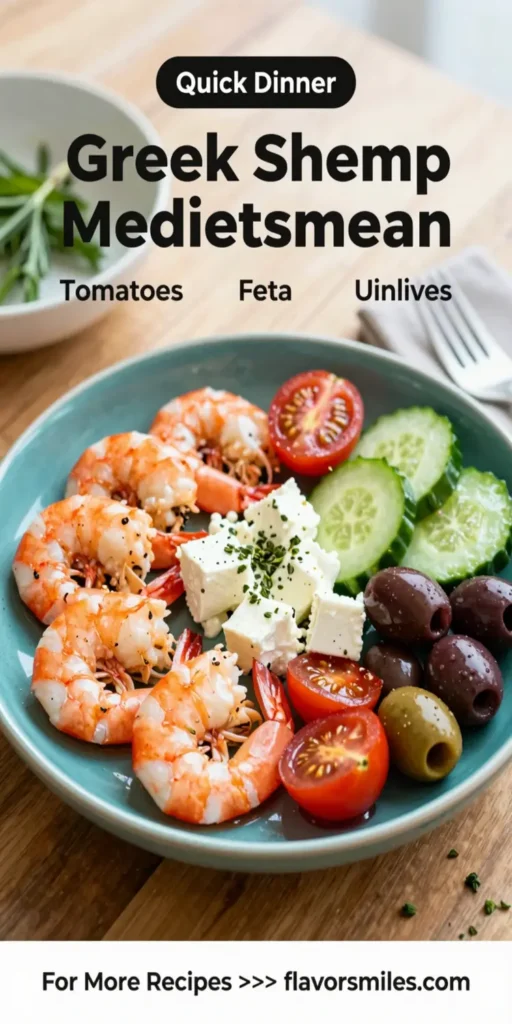 Greek Shrimp Mediterranean Bowl