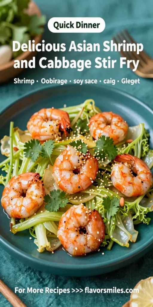 Delicious Asian Shrimp and Cabbage Stir Fry