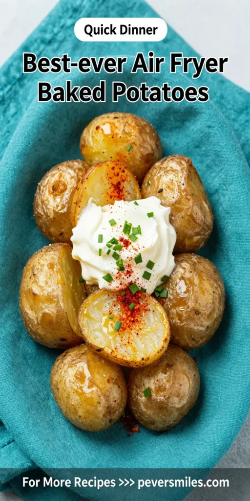 Best-ever air fryer baked potatoes