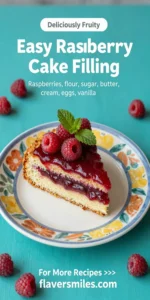 Easy Raspberry Cake Filling