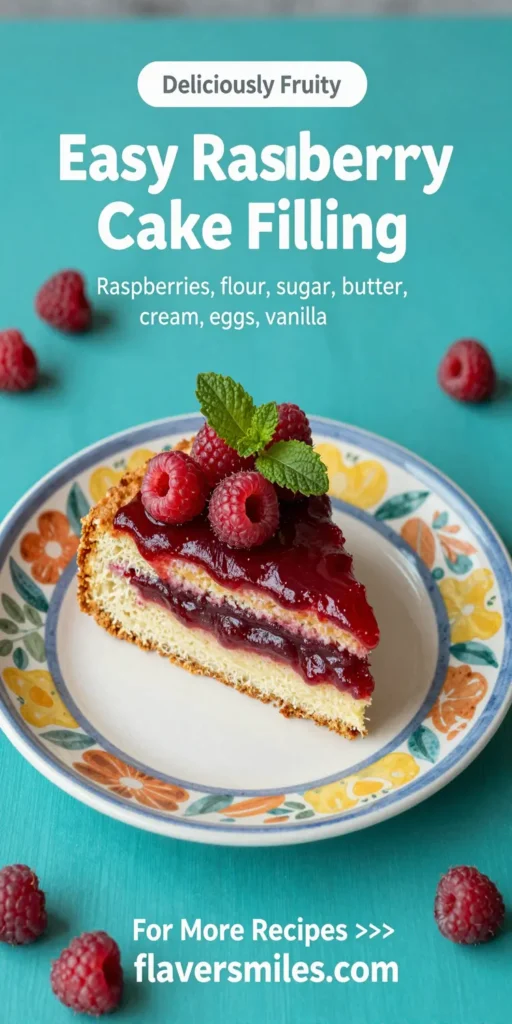 Easy Raspberry Cake Filling
