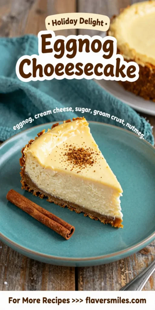 Eggnog Cheesecake
