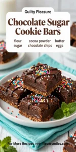 Chocolate Sugar Cookie Bars