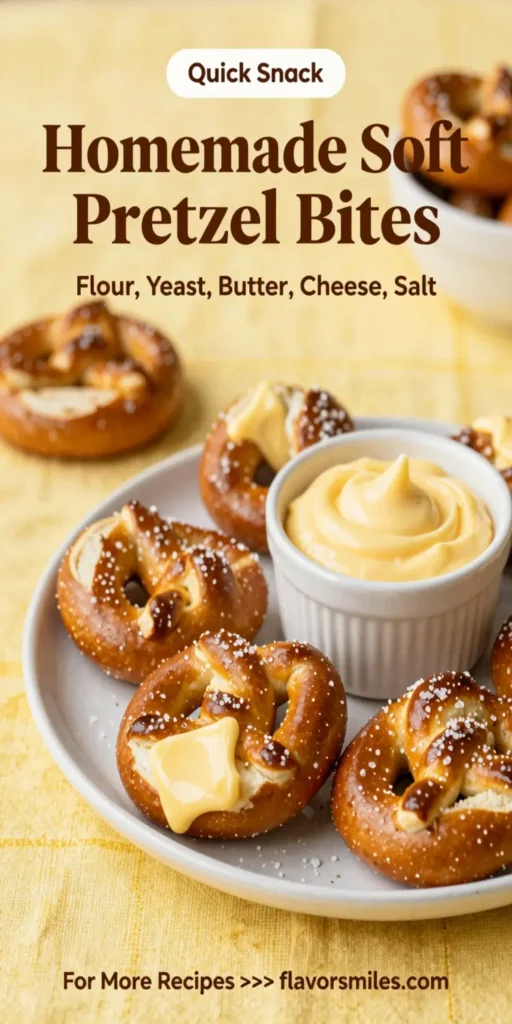 Homemade Soft Pretzel Bites