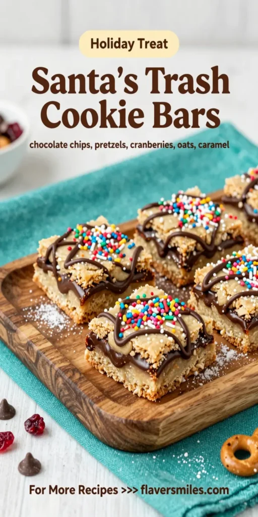 Santa's Trash Cookie Bars