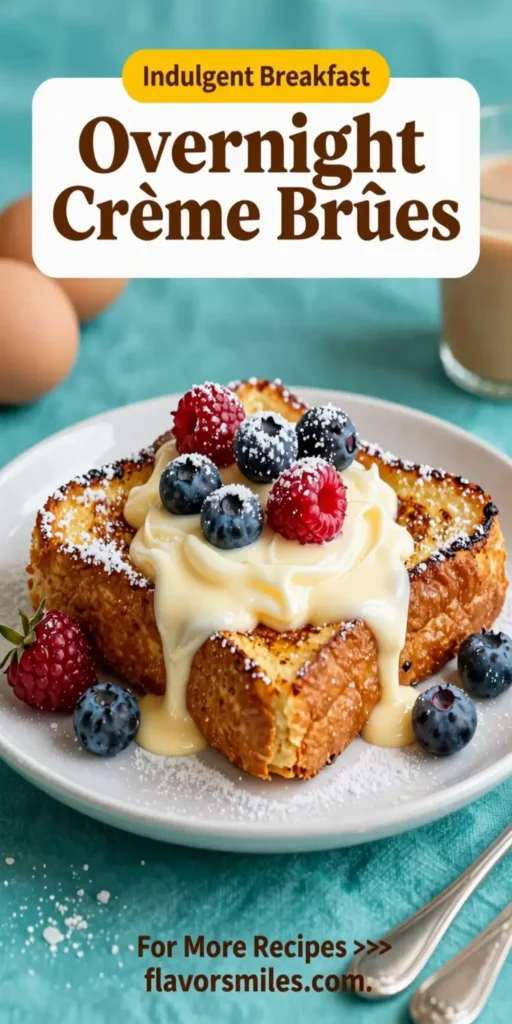 Overnight Crème Brûlée French Toast