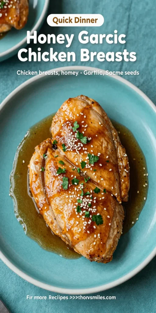 Honey Garlic Chicken Breasts