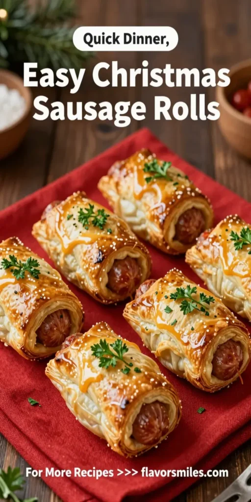 Easy Christmas Sausage Rolls