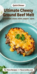Ultimate Cheesy Ground Beef Melt