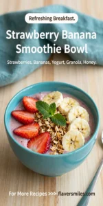 Strawberry Banana Smoothie Bowl