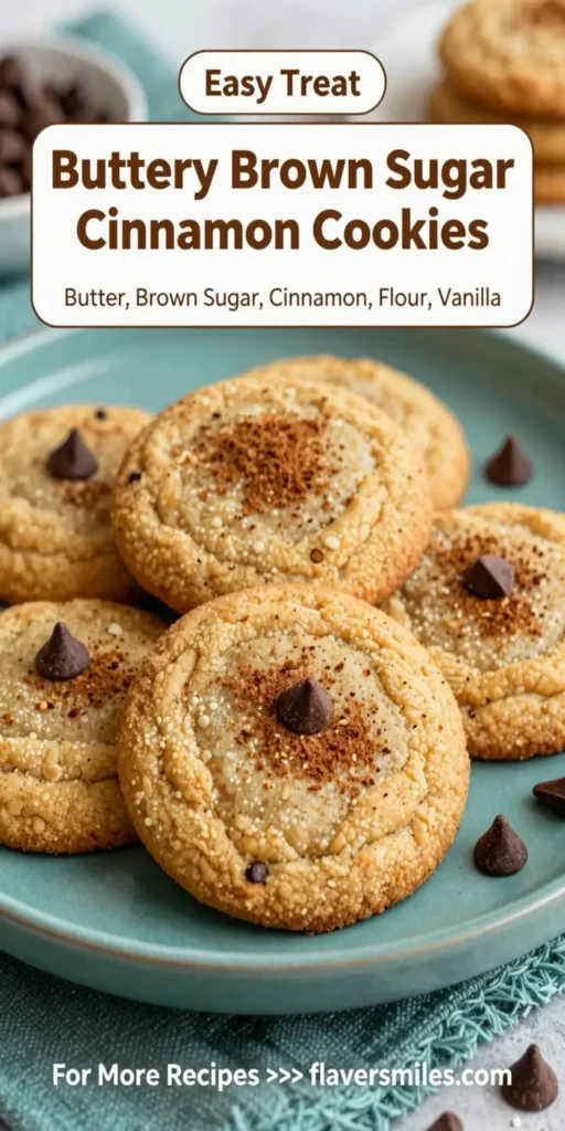 Buttery Brown Sugar Cinnamon Cookies