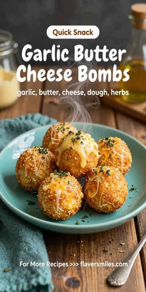 Garlic Butter Cheese Bombs