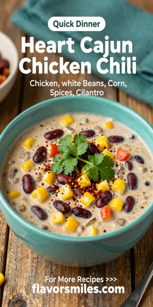Hearty Cajun White Chicken Chili